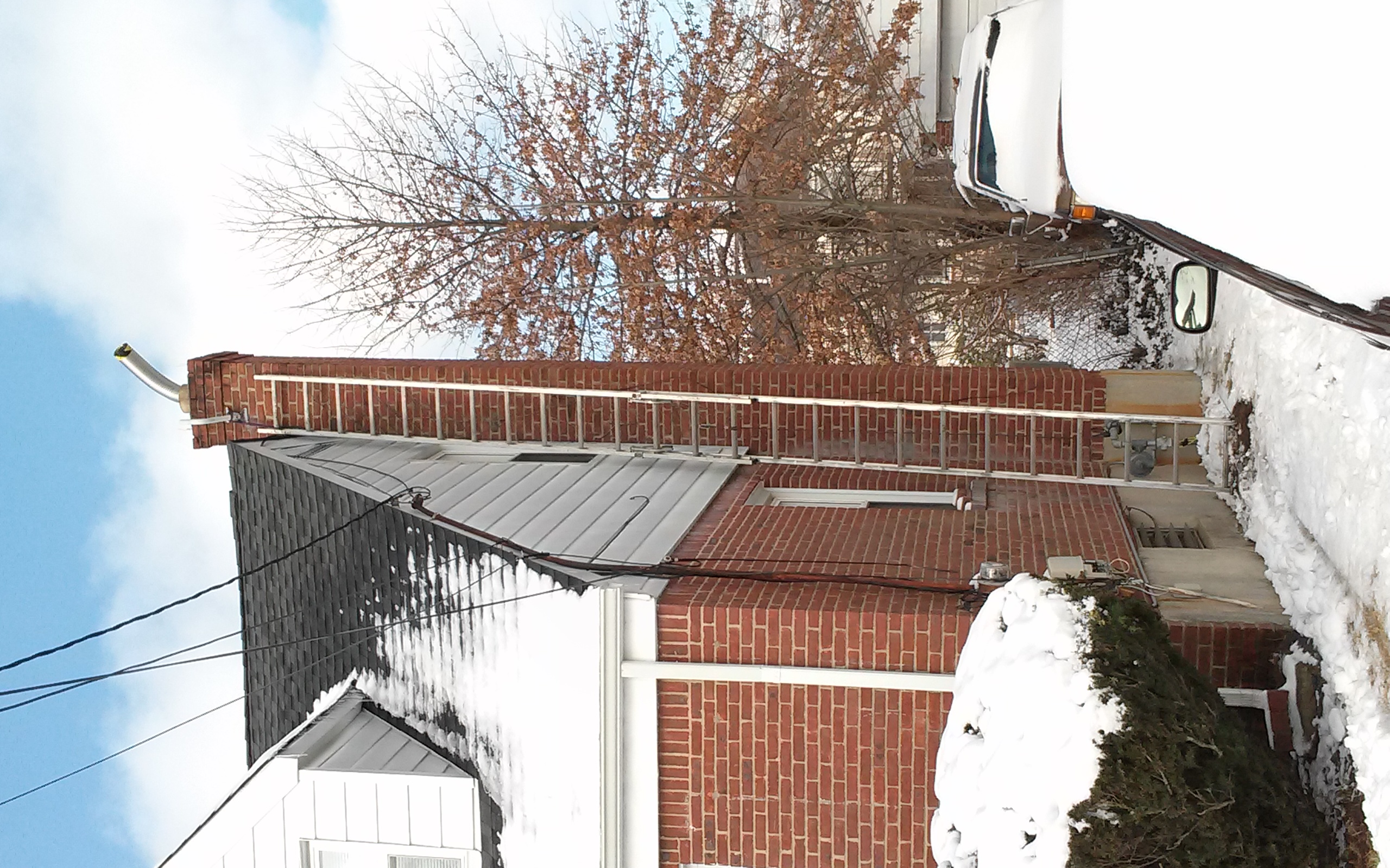 Stainless steel chimney liner installation in Oceanside, NY