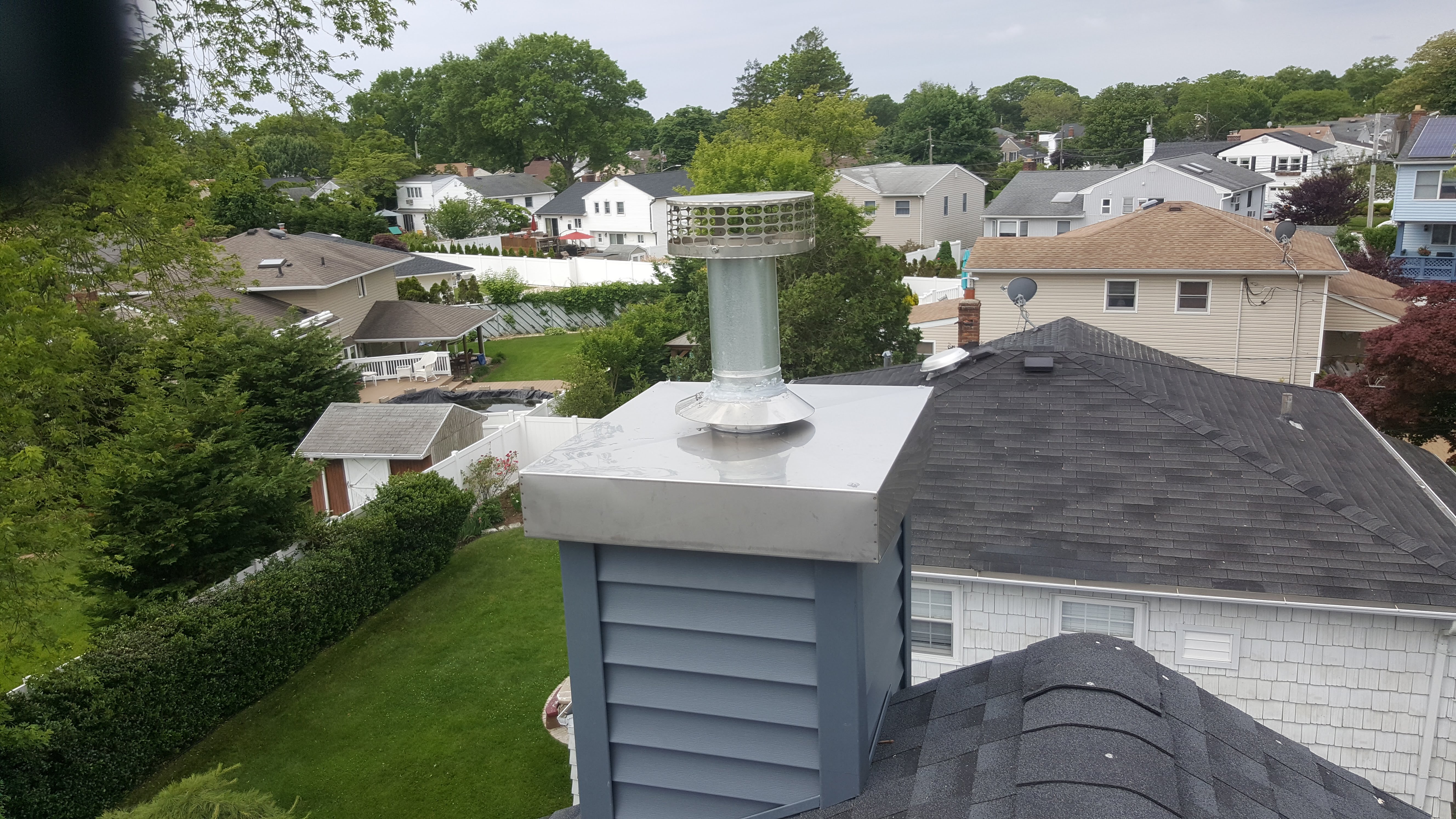 Energy-saving top sealing damper installed in Oceanside, New York